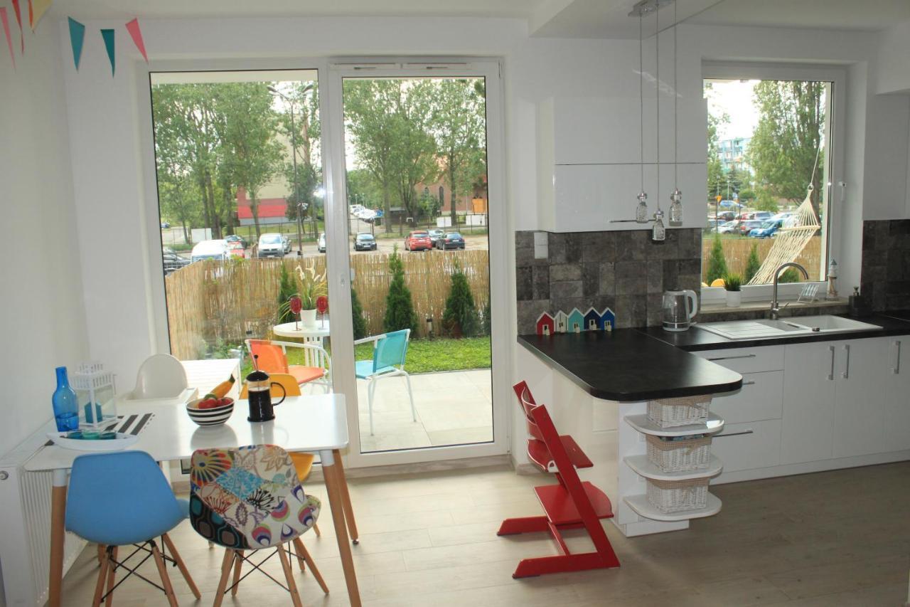 Apartamento Sunny Sleeps 4 By The Beach With Garden Patio - Gdansk Przymorze Exterior foto